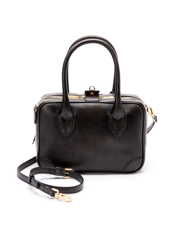 Golden Goose Vita Bag in smooth leather with gold details