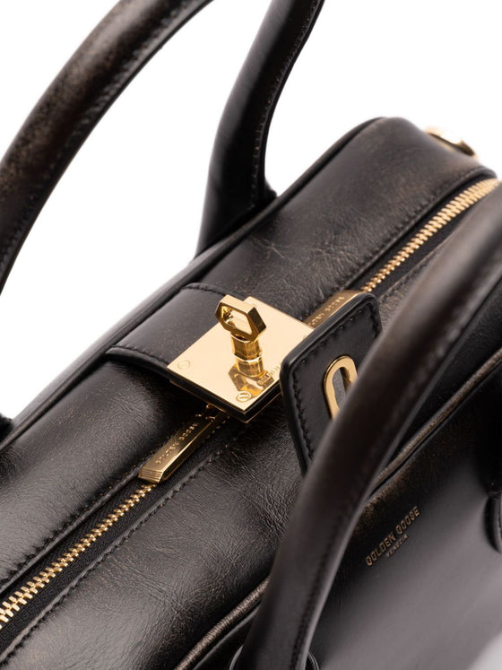 Golden Goose Vita Bag in smooth leather with gold details