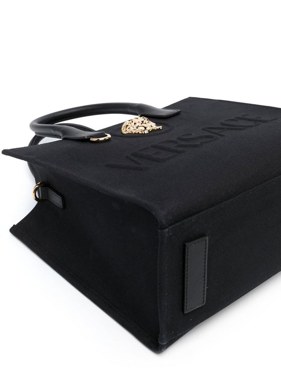 Versace Small La Medusa canvas tote bag