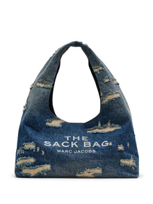  Marc Jacobs The Rip and Repair Denim Sack Bag