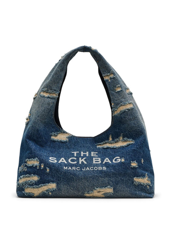 Marc Jacobs The Rip and Repair Denim Sack Bag