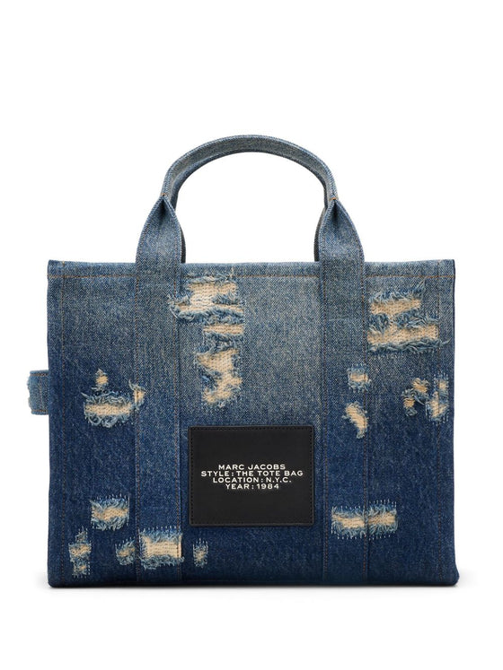 Marc Jacobs The Rip and Repair Denim Medium Tote Bag