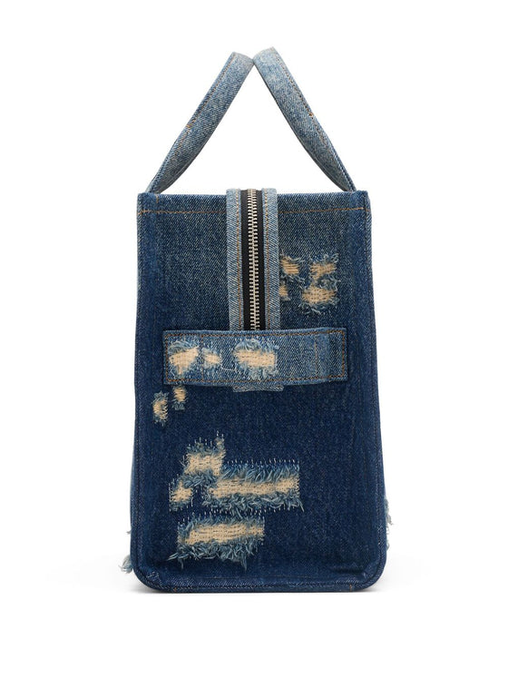 Marc Jacobs The Rip and Repair Denim Medium Tote Bag