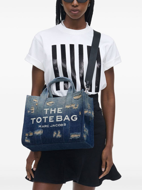Marc Jacobs The Rip and Repair Denim Medium Tote Bag