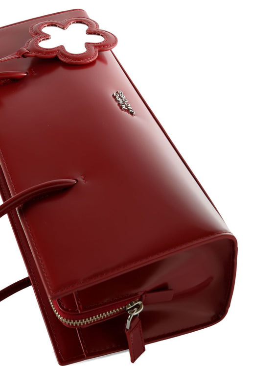 Marc Jacobs Flower-embellished leather tote bag