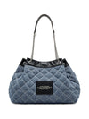 Marc Jacobs The Quilted Denim Large Chain Sack Bag