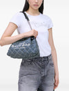 Marc Jacobs The Quilted Denim Chain Sack Bag