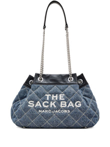 Marc Jacobs The Quilted Denim Chain Sack Bag