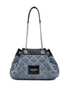 Marc Jacobs The Quilted Denim Chain Sack Bag
