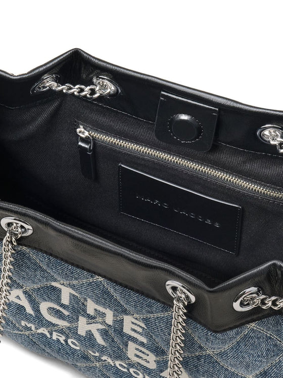 Marc Jacobs The Quilted Denim Chain Sack Bag