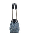 Marc Jacobs The Quilted Denim Chain Sack Bag
