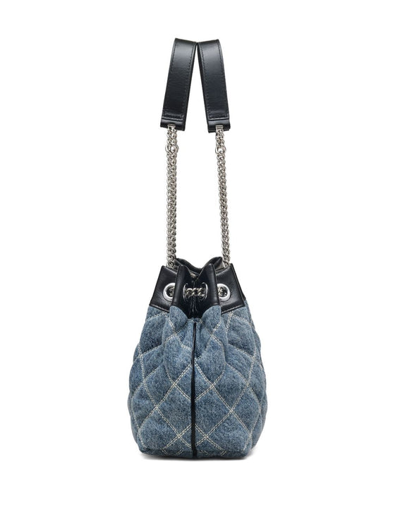 Marc Jacobs The Quilted Denim Chain Sack Bag