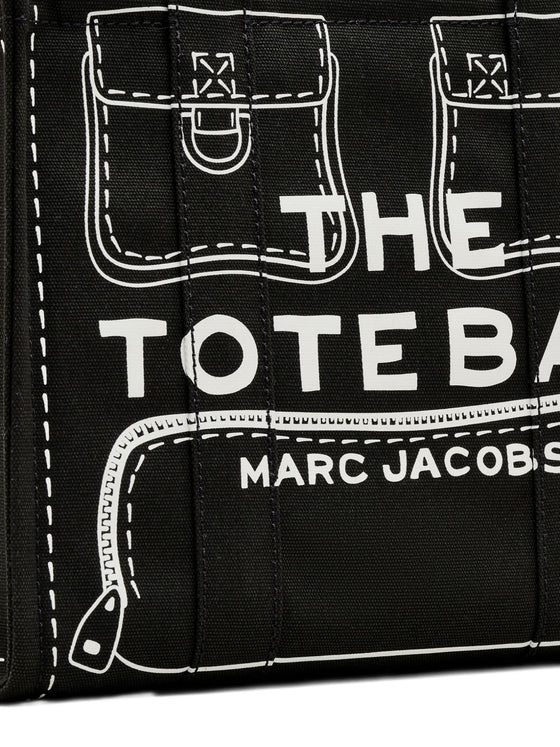 Marc Jacobs The Trompe L'Oeil Cargo Canvas Medium Tote Bag