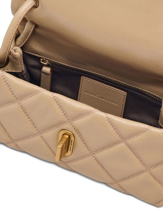 Marc Jacobs The Quilted Leather Mini Dual shoulder bag