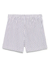 The Attico Striped cotton shorts