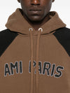 Ami Paris Cotton colorblock hoodie