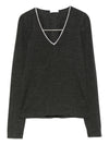 Brunello Cucinelli Sweaters Grey