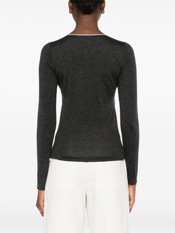 Brunello Cucinelli Sweaters Grey