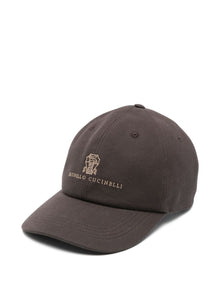 Brunello Cucinelli Cotton hat with logo