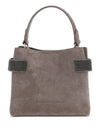 Brunello Cucinelli Essence Small Suede Top-Handle Bag with Precious Bands