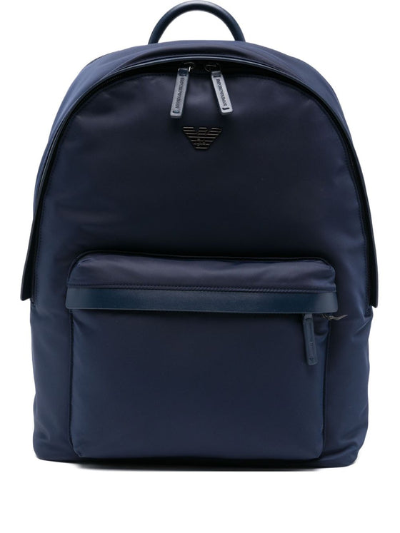 Emporio Armani Logo Nylon Backpack