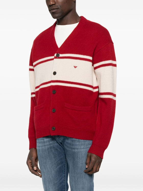 Emporio Armani Sweaters Red