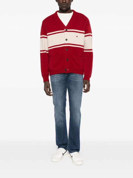 Emporio Armani Sweaters Red