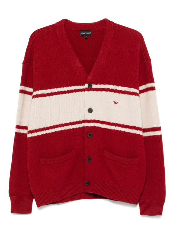 Emporio Armani Sweaters Red