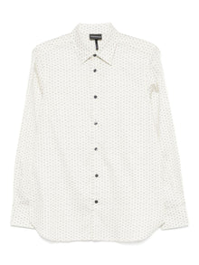  Emporio Armani Patterned cotton shirt
