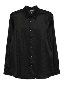  Emporio Armani Eagle-embossed shirt