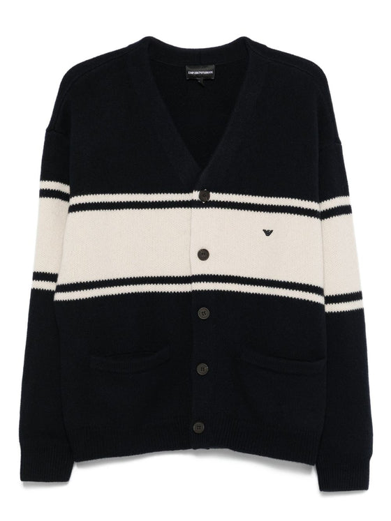 Emporio Armani Sweaters Blue