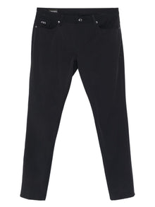  Emporio Armani Trousers with logo plaque