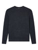 Emporio Armani Virgin wool sweater with raised jacquard pattern
