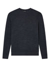 Emporio Armani Virgin wool sweater with raised jacquard pattern