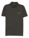 Emporio Armani Eagle-embroidered polo shirt