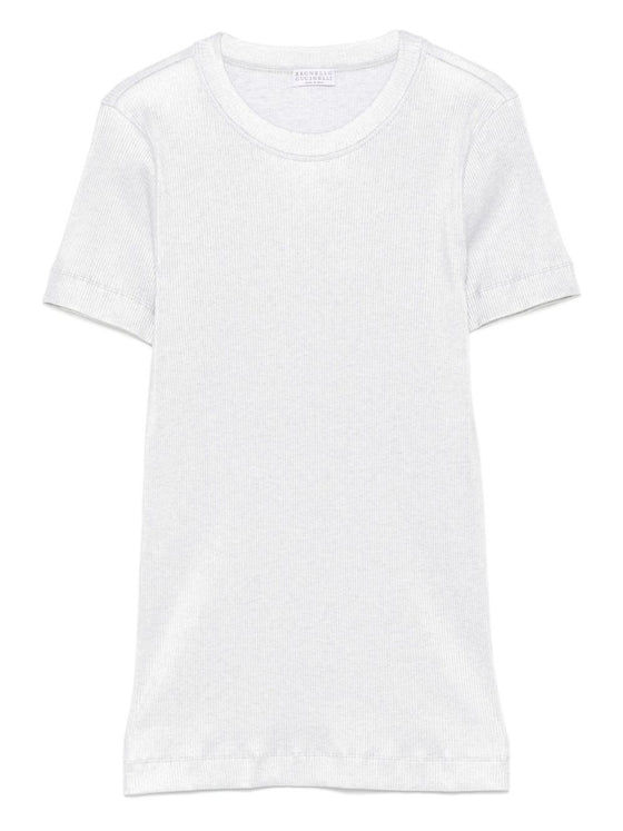 Brunello Cucinelli T-shirts and Polos Silver
