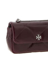 Tory Burch Kira Diamond Clutch Bordeaux