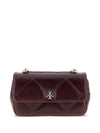 Tory Burch Kira Diamond Clutch Bordeaux