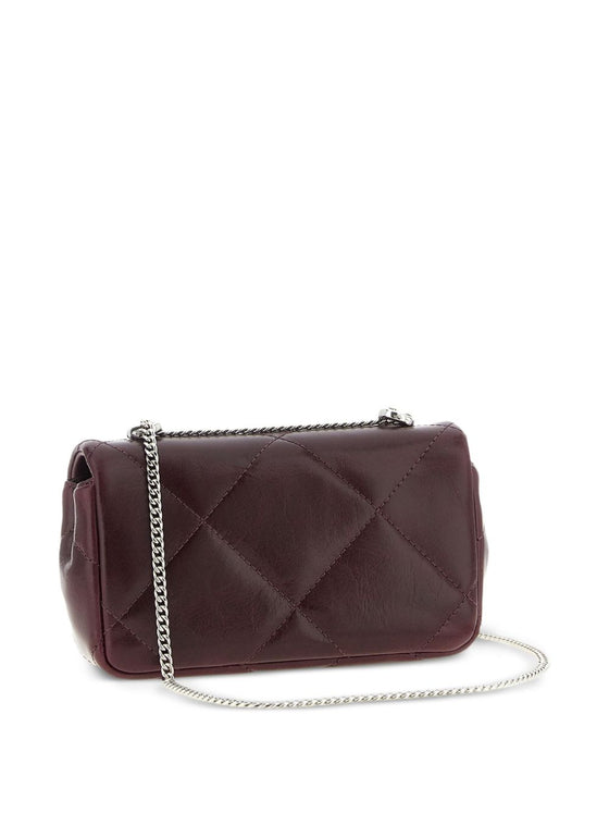 Tory Burch Kira Diamond Clutch Bordeaux
