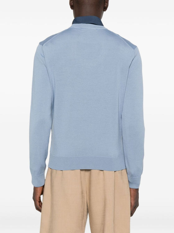 Maison Kitsuné MAISON KITSUNE' Sweaters Clear Blue