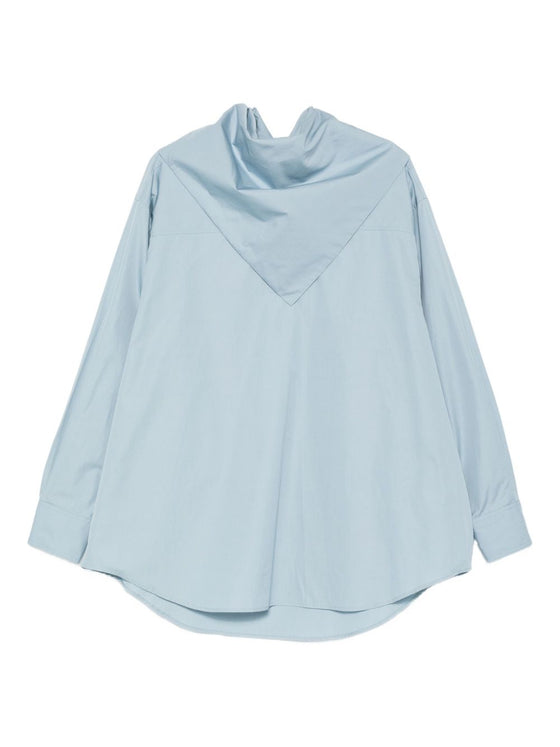 Ami Paris Shirts Clear Blue