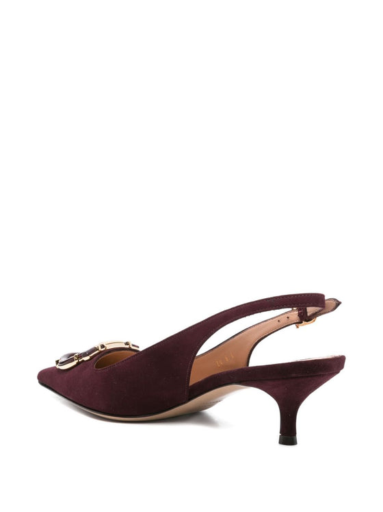 Ferragamo With Heel Bordeaux