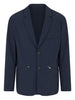 Emporio Armani Single-breasted nylon seersucker blazer