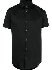  Emporio Armani Short-sleeved poplin shirt