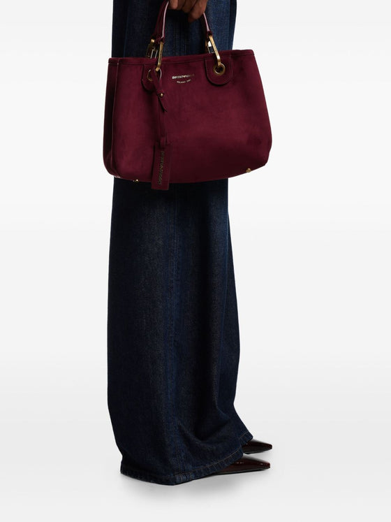 Emporio Armani MyEA small shopper in faux suede