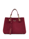 Emporio Armani MyEA small shopper in faux suede