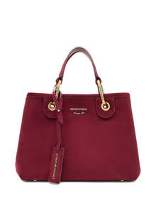  Emporio Armani MyEA small shopper in faux suede