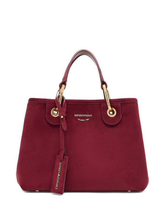 Emporio Armani MyEA small shopper in faux suede