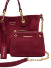 Emporio Armani MyEA small shopper in faux suede