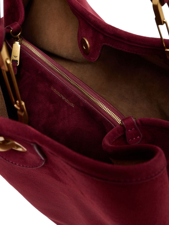 Emporio Armani Large MyEA shopper in imitation suede
